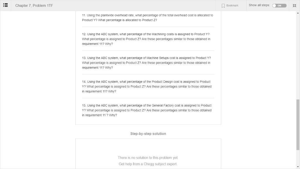 is the activity rate for the Machine Setups activity cost pool? 5.
