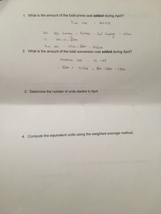overhead are added At evenly are added at the beginning of Labor