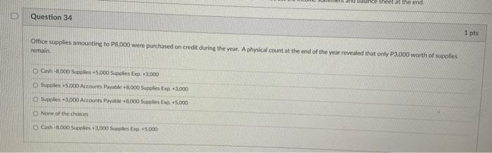 100.000 Conh-1,000,000 Comme Stock-900.000 Other Pa-in Capital -100,000 Question 26 1 pts