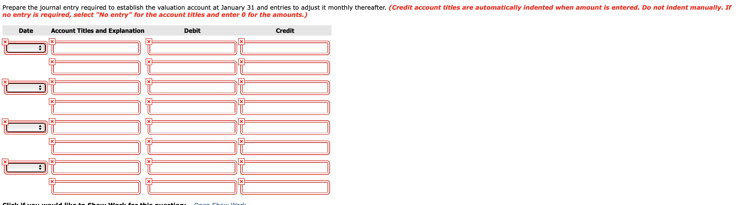 31 $17,100 16,530 Inventory at cost Inventory at LCNRV Purchases for the