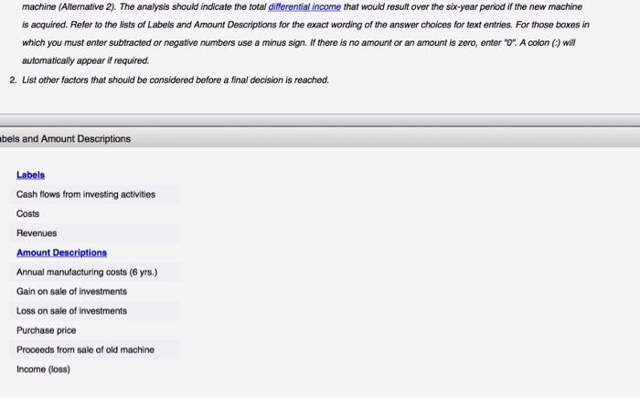 used in its factory for four years. Relevant data associated with the