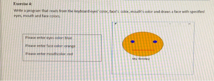  By using python Exercise 4: Write a program that reads from