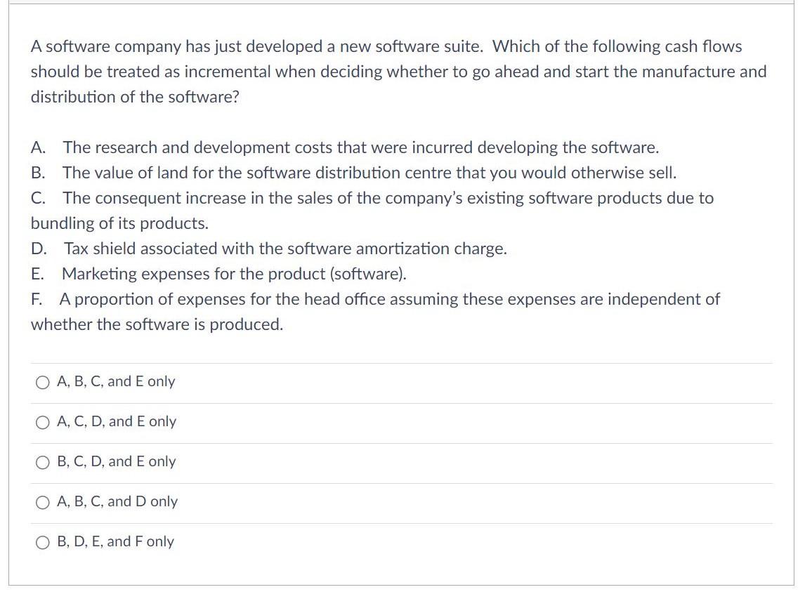  A software company has just developed a new software suite. Which
