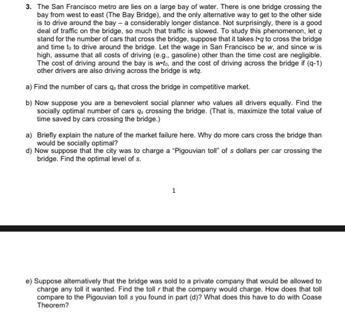 alternatively that the bridge was sold to a private company that would