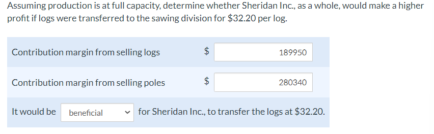 during full capacity = variable costs + Opportunity cost(Lost contribution margin from