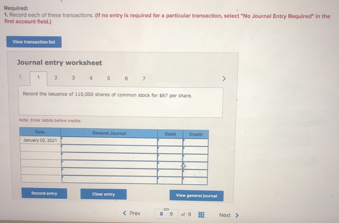 stockholders' equity section (L010-2, 10-3, 10- 4, 10-5, 10-7) [The following information