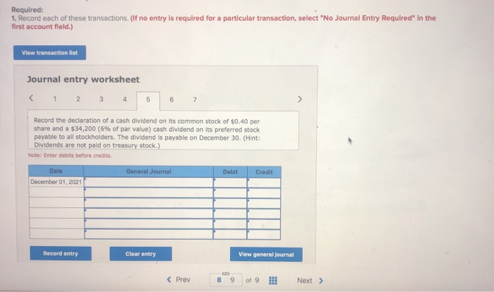 operations: January 2 Tone 110,000 shares of common stock for $67 per