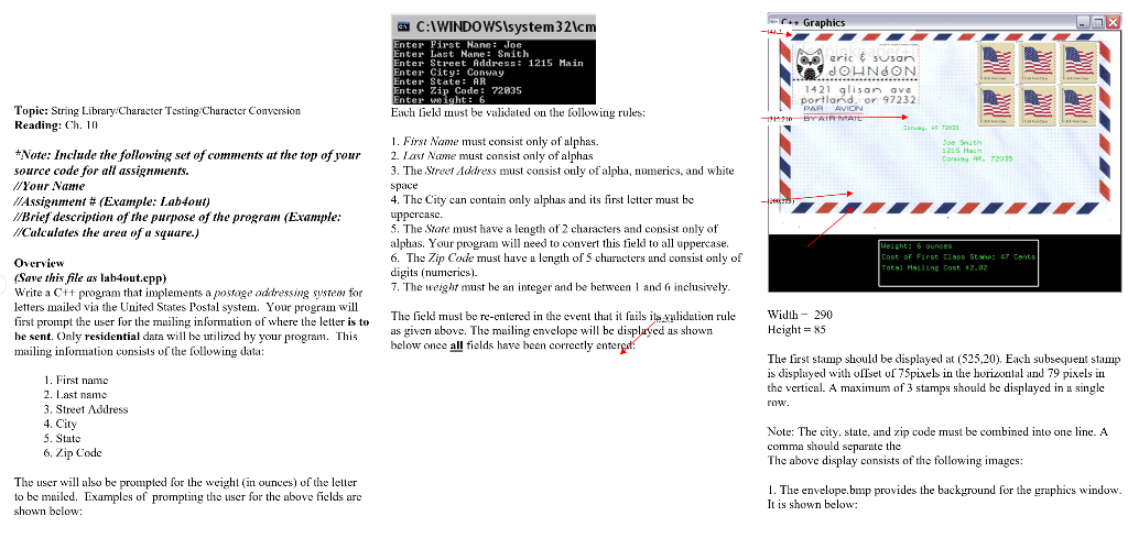 C++ program/C++ Graphics: This one is rough. Any help is appreciated! Especially