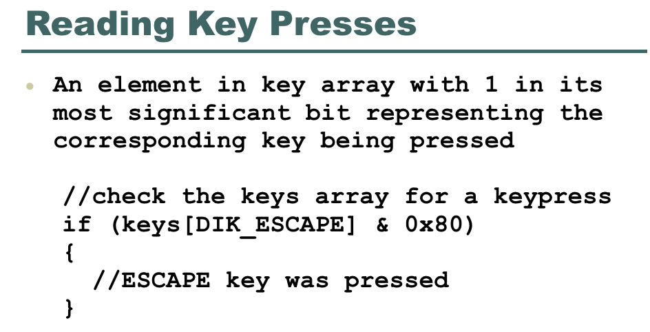 D3DBACKBUFFER TYPE MONO &backbuffer); Load a Bitmap File In order to load