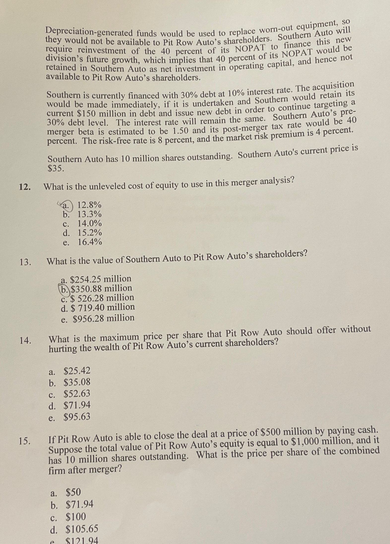  Depreciation-generated funds would be used to replace worn-out equipment, so they