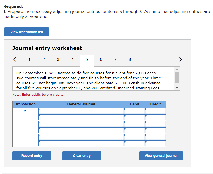 accounts. Its unadjusted trial balance as of December 31 follows along with