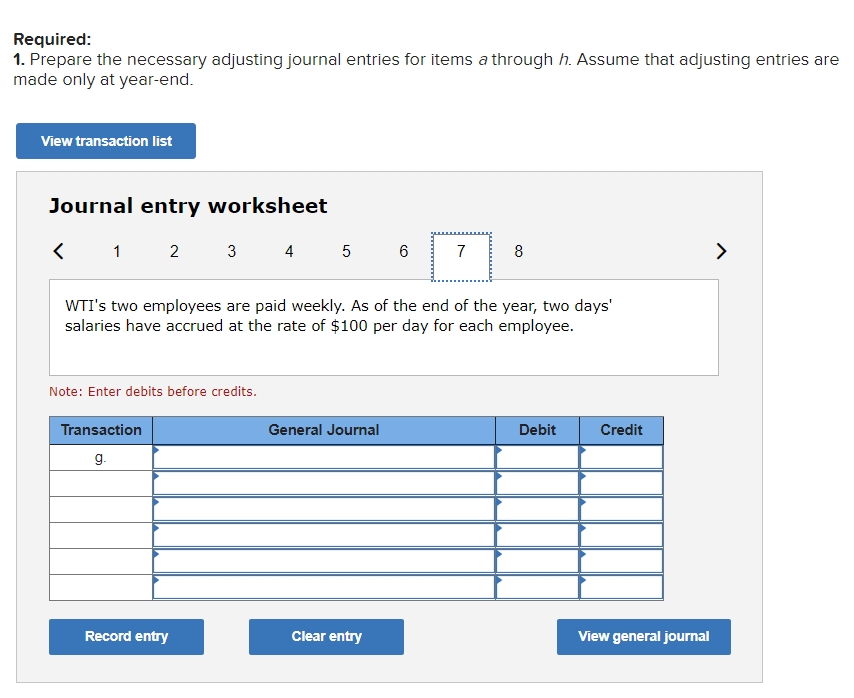 31. Additional Information Items a. An analysis of WTI's insurance policies shows
