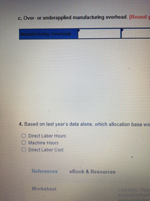 6,600 hours 17,100 hours 7,600 hours llocation base (direct labor hours), compute