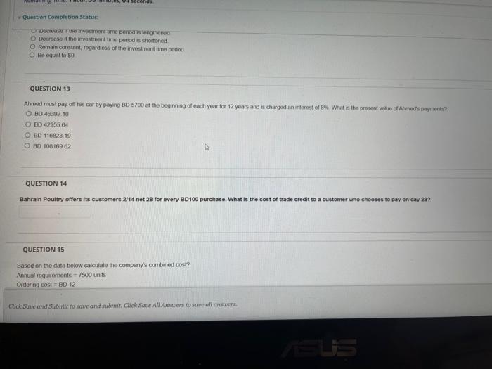 only O Both I and II ONeither I and II QUESTION 3