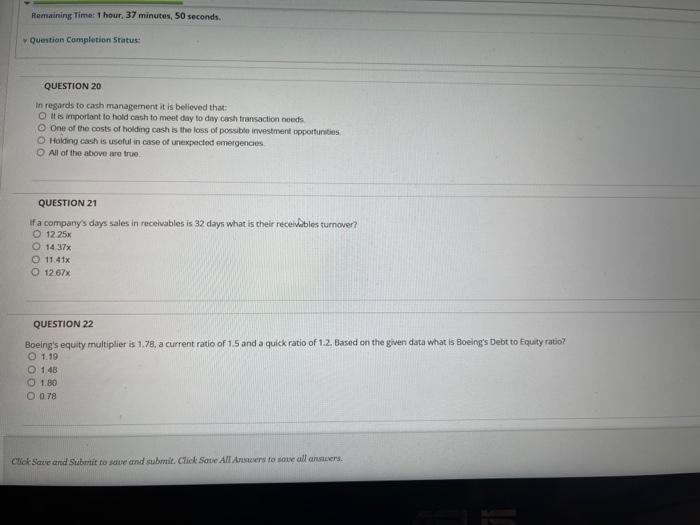 Question Completion Status: QUESTION 1 A firm is analysing its cash budget