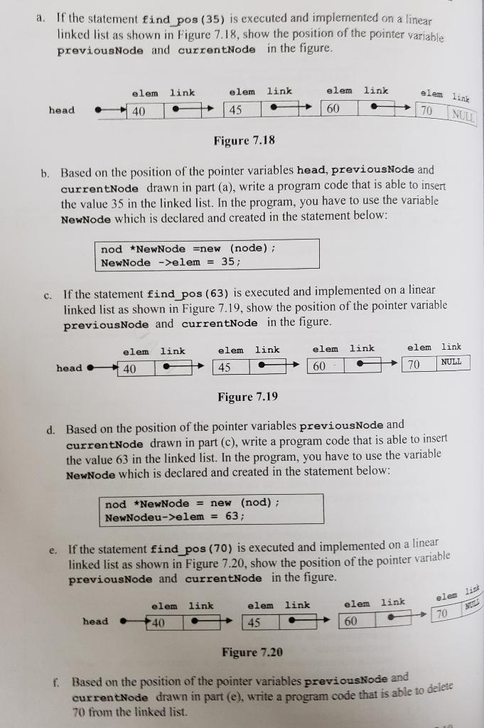 pos (). This function will find the location of a node in