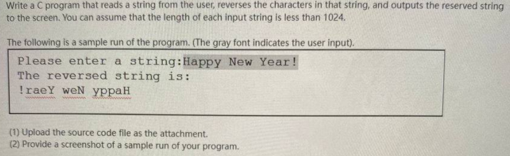 Please, with C programming language, answer the following question: Write a C