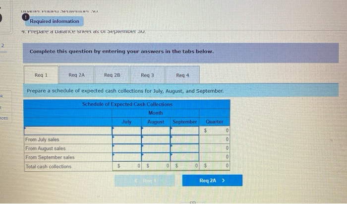 the company's products. The company now is planning raw materials needs for