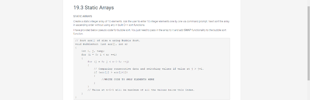 This a c++ problem as a practice for my test plz help