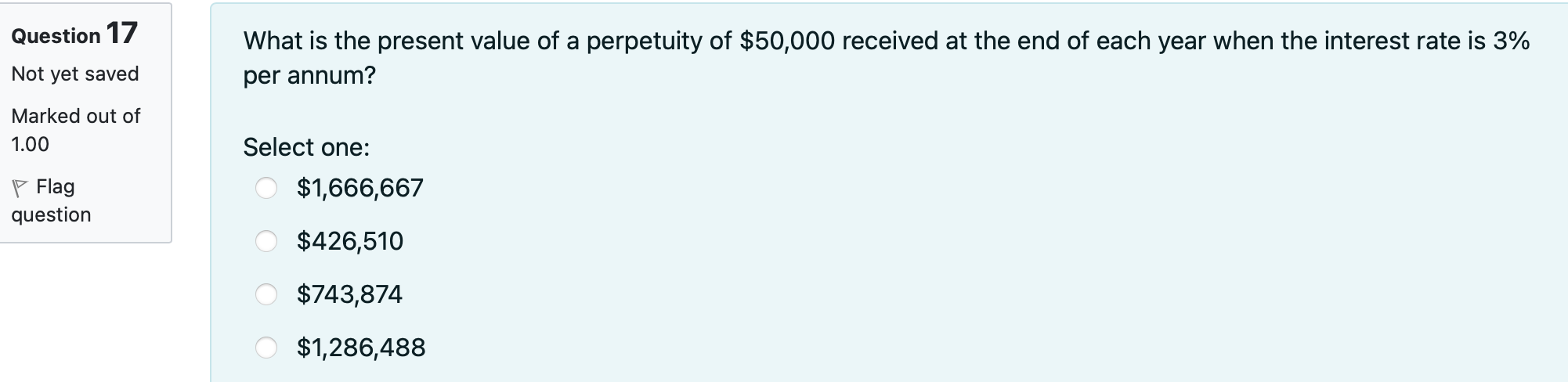Need help with this practice question. Thank you in advanced! Question 17