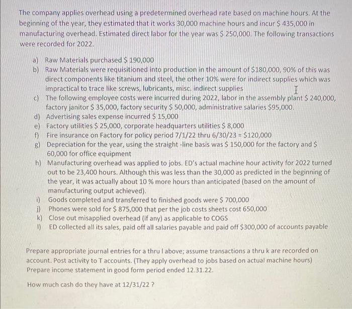 "ED"), led by their CEO, Paddy Mahomees (here forward known as "Paddy")