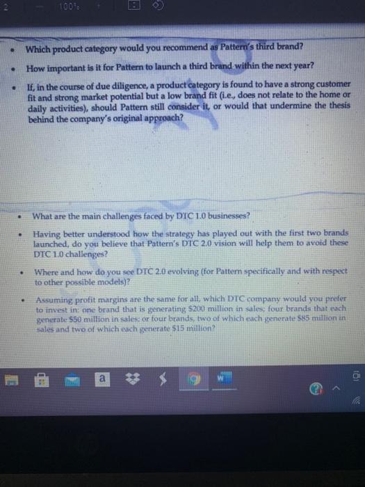 brand? Why? In the short term, would you rather work on new