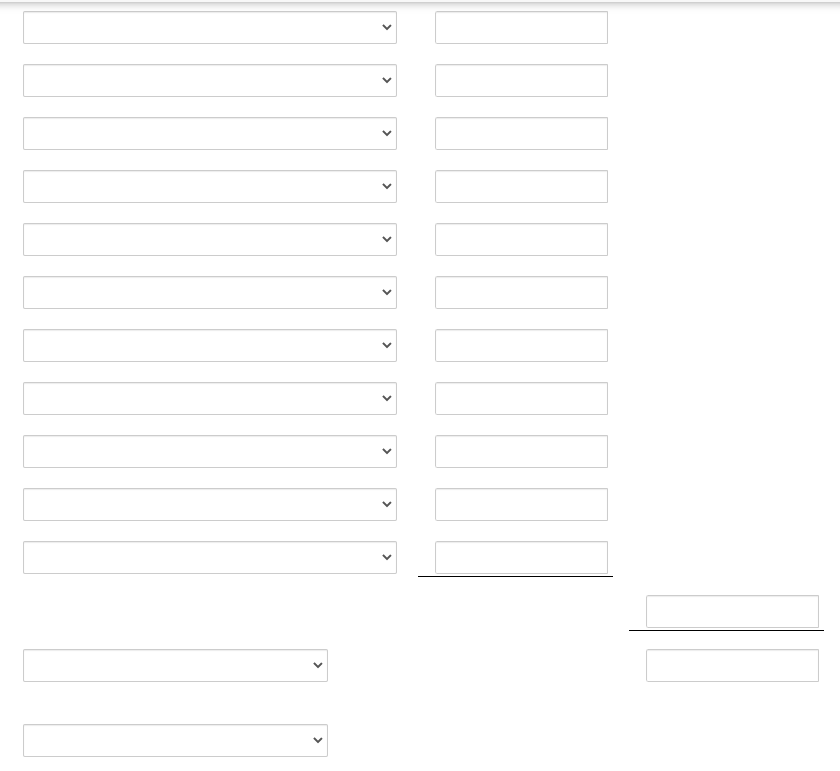 Bonds payable 12% 0114,000(114,000) Allowance for doubtful accounts Accumulated depreciation-buildings Accumulated depreciation-machinery