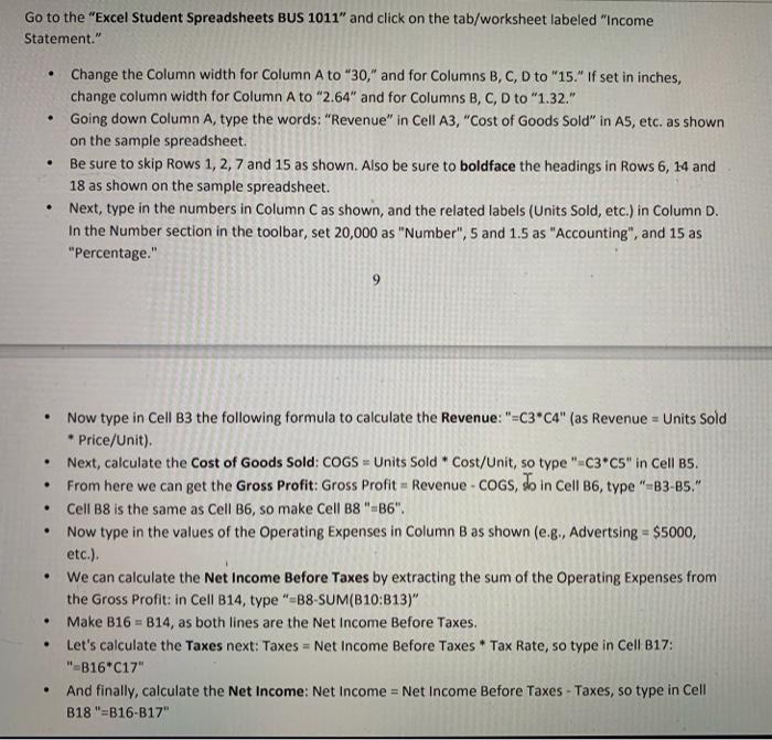 REVENUE- EXPENSES." That equation forms the basis for one of the most