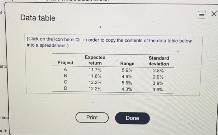  Ett Data table X (Click on the icon here in order