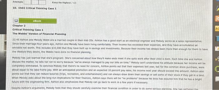  ractice: Chapter 02 Using Financial Statements and Budgets 2. Comment on