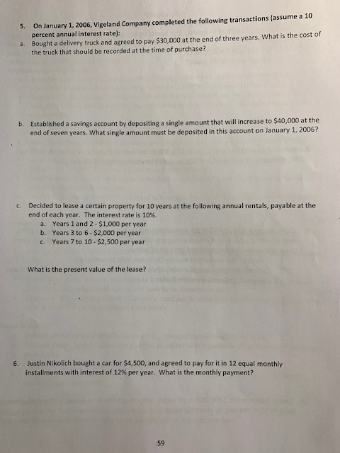 $500,000 in 10 years, how much must I deposit today, assuming an