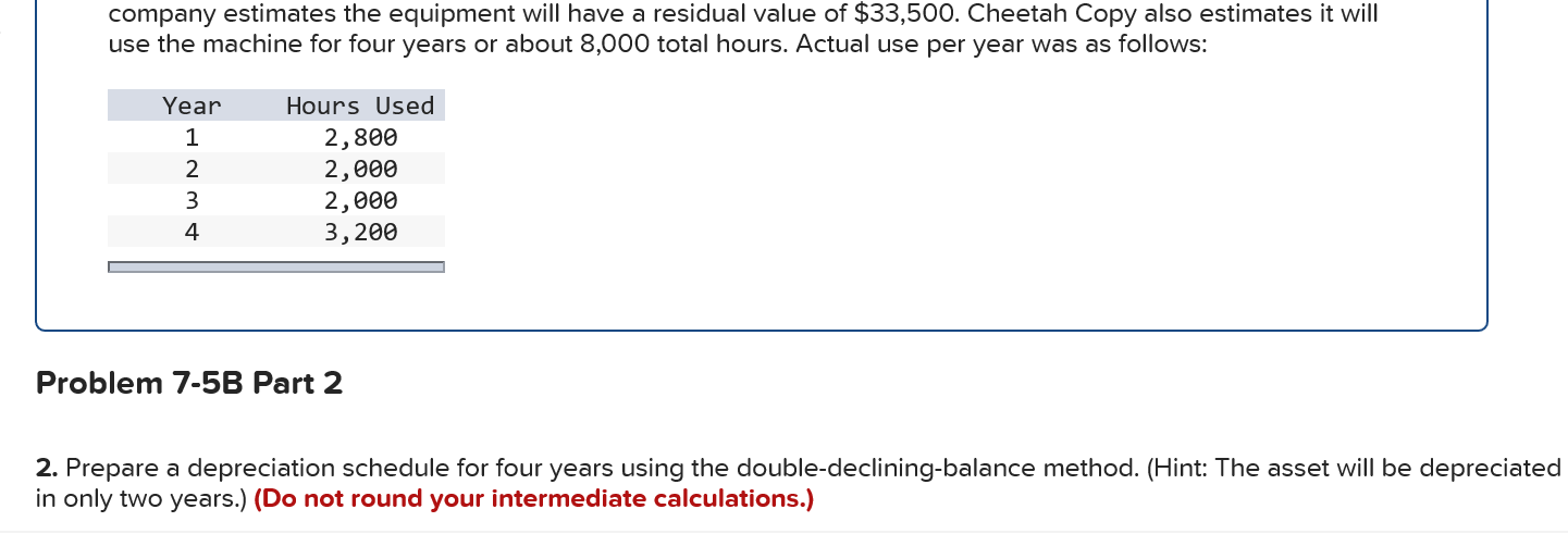 The new machine cost $134,000 including installation. The company estimates the equipment