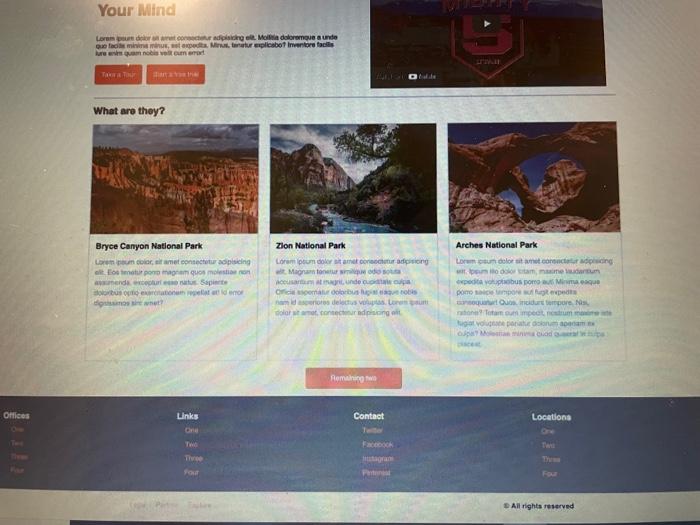 CSS. You may choose different fonts and colors. Follow these instructions to