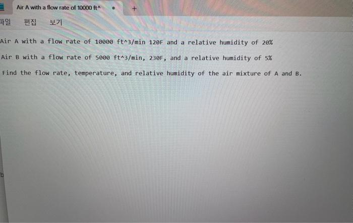  help me using the graph Air A with a flow rate