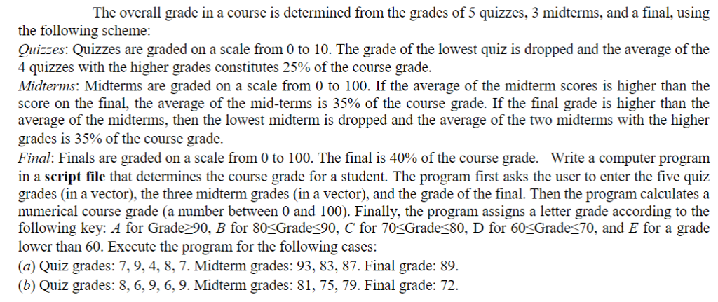  This question is for the program MATLAB. Thank you in advance!