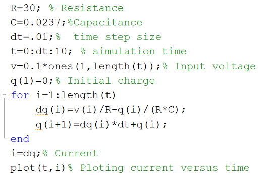 Using Eulers Method, write a MATLAB code by customizing the code below
