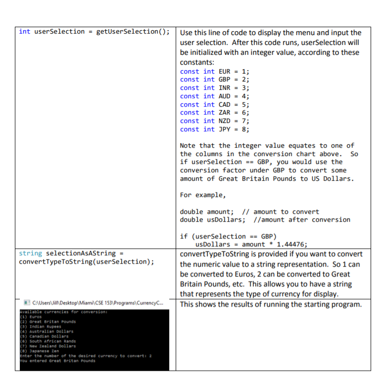 types to US dollars. Author: Jill Courte for CSE 153 Spring, 2016