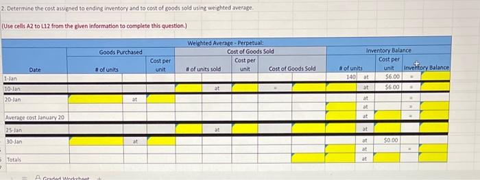 a perpetual inventory spstem. For spectic identification, ending inventory consists of 180