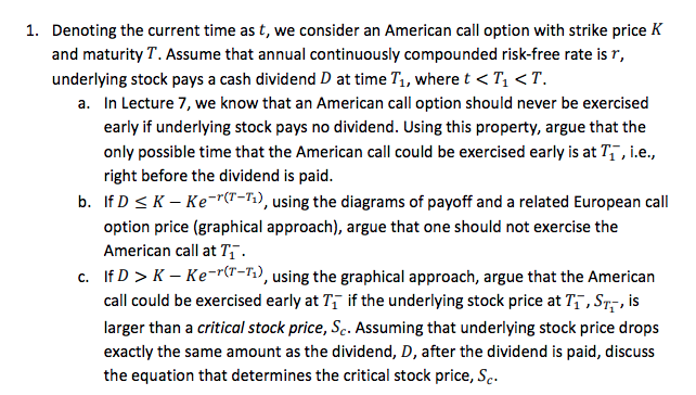 Derivatives: Model-free relationships between Option Prices Denoting the current time as t,