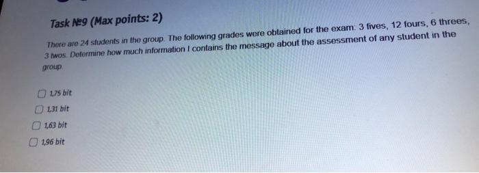  Task Neg (Max points: 2) There are 24 students in the