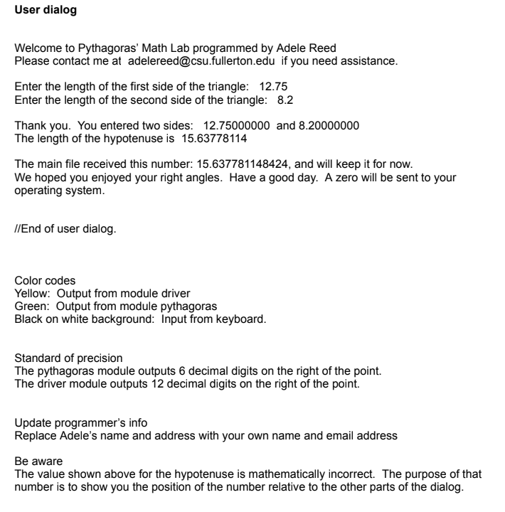 files are a .asm, .cpp and a .sh file. Work done will