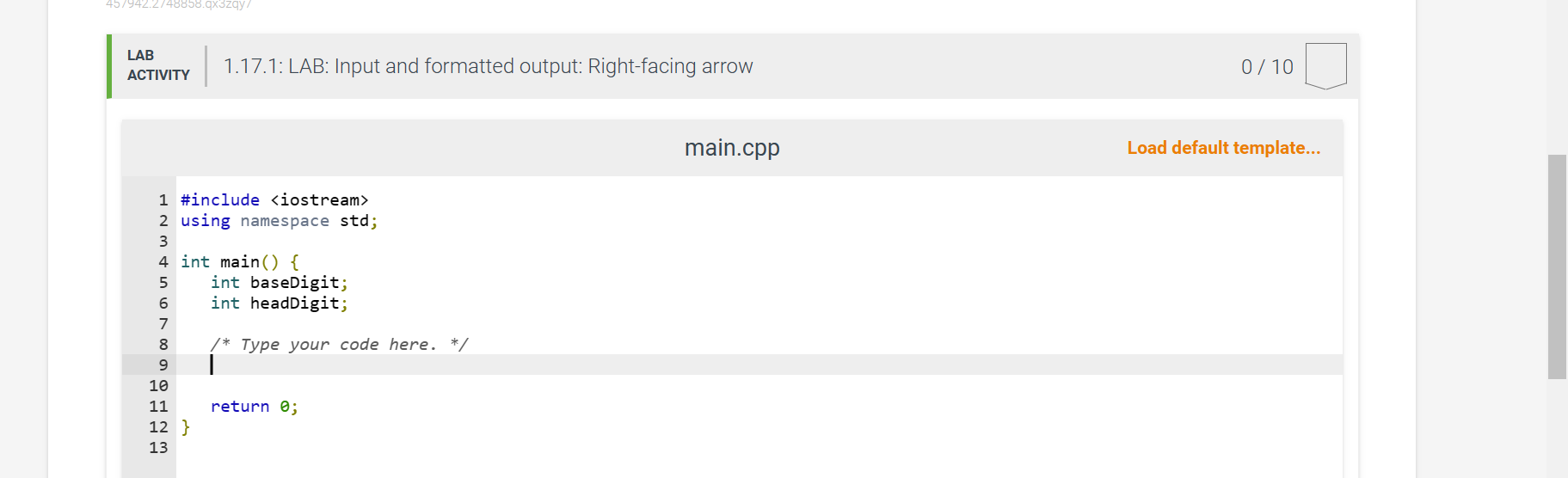 two input integers for an arrow body and arrowhead (respectively), print a