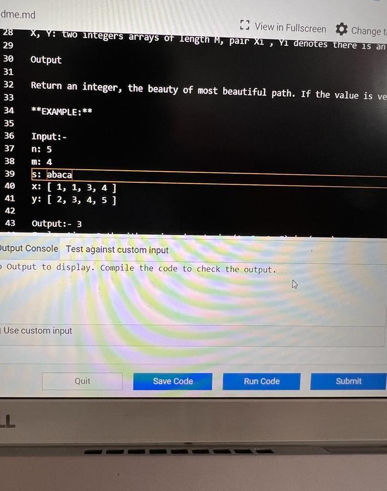 is created under same package for reference. Your code will be evaluated