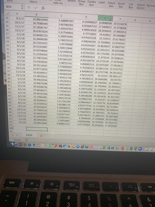A Macro Enabled excel file labeled A1.xls In this assignment we are