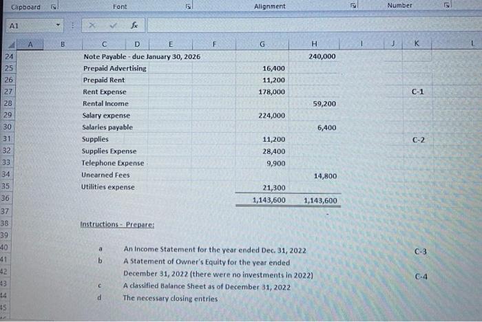 you :) The following amounts represent the adjusted trial balance for the