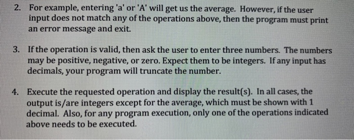 dont understand if i am supposed to declare my 3 numbers for