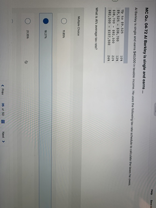  Help Save & MC Qu. 04-72 Al Barkley is single and