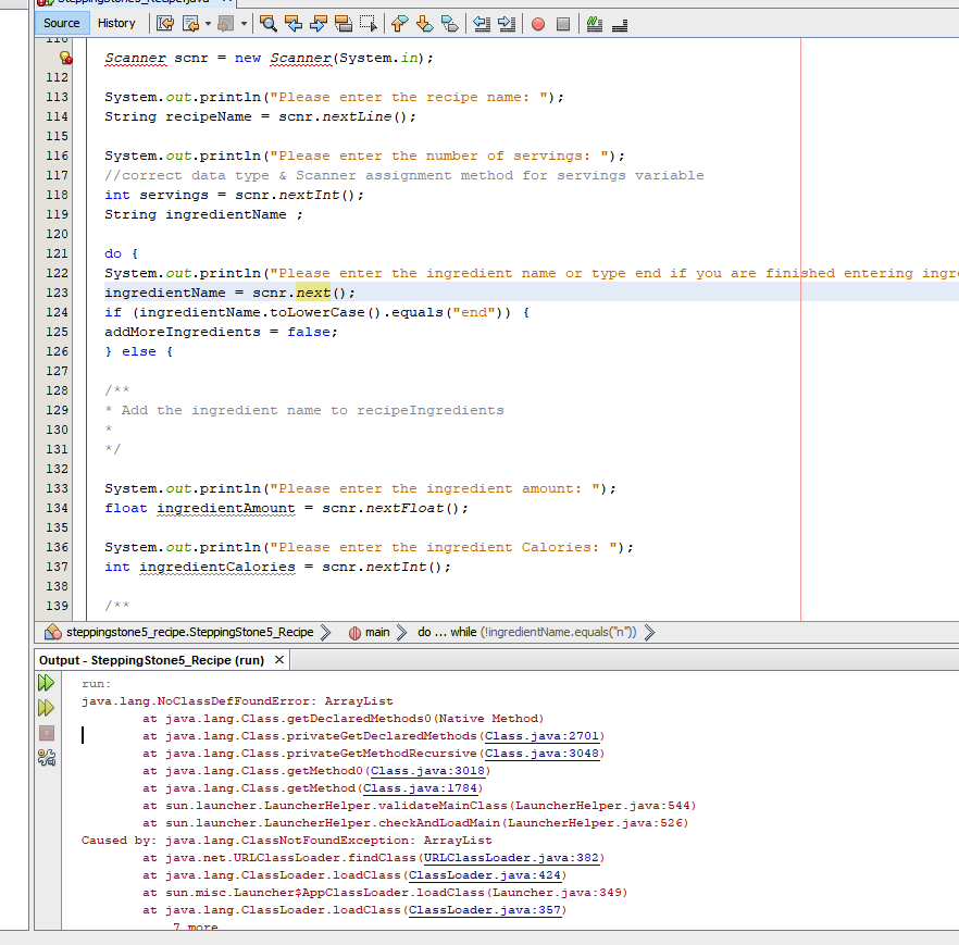 Can't get code to run. Please Help! Any help would be much