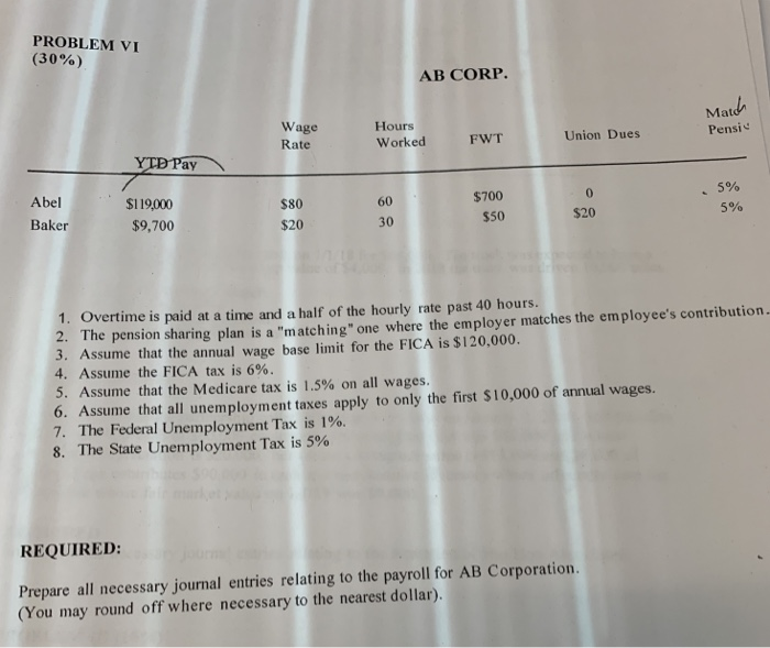 interest on all average capital balances. Paul's was $40.000 andMary's was $50.000.