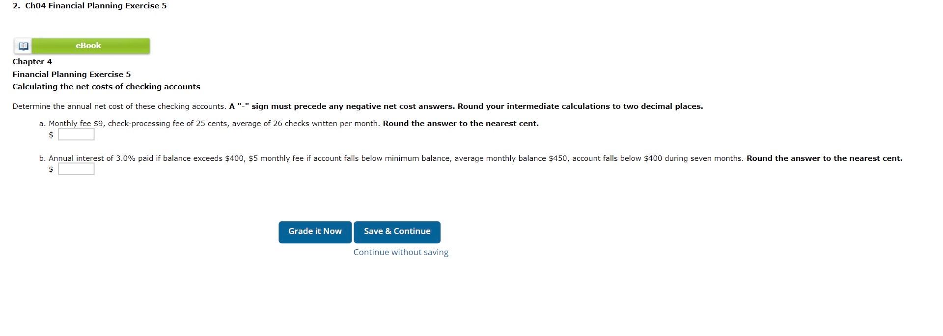 2. Ch04 Financial Planning Exercise 5 Chapter 4 Financial Planning Exercise
